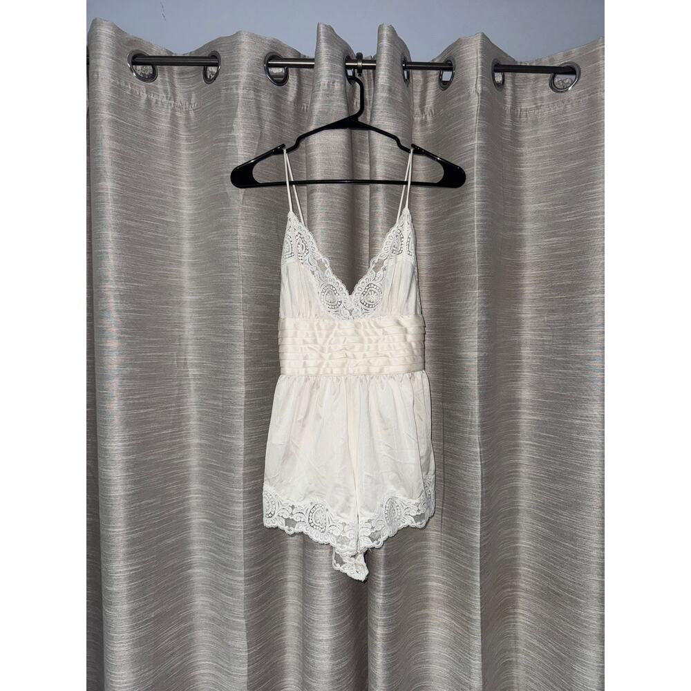 Vintage Lily of France teddy lingerie romper size small